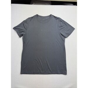 Lululemon Mens The Fundamental‎ T-Shirt Short Sleeve Gray Size XL Athletic Gym